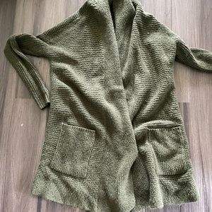 Forest green cardigan